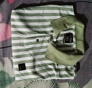 Men's Striped Polo T-Shirt