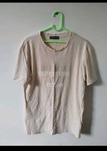 Cream Graphic T-Shirt