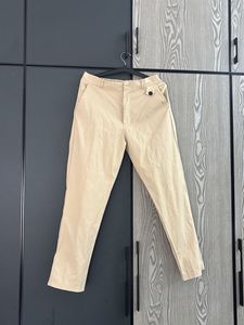Classic Beige Wide Leg Trousers