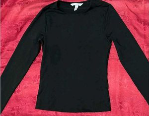 Black Long Sleeve Top