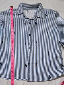 Blue Stripped Off'ice shirt