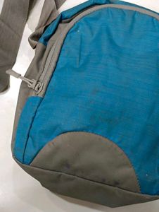 Blue &amp; Grey Crossbody Sling Bag