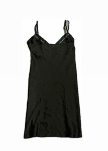 vintage  Elegant Black Slip Dress
