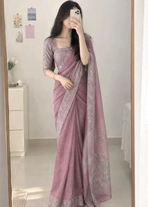 Elegant Pink Saree
