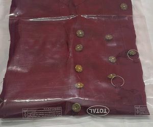Stylish Magenta Kurti with Unique Button Detail
