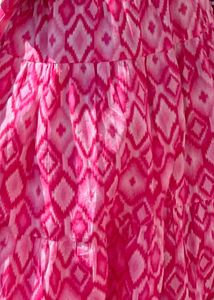 Most Gorgeous Chic Pink Print Midi Dress