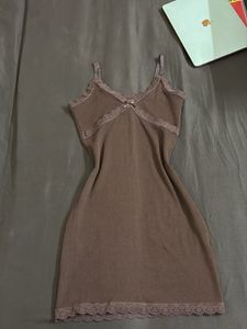 Cute Brown h&amp;m Mini Dress🩶