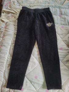 Cute Bee Velvet Pants