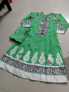 Green anarkali💚