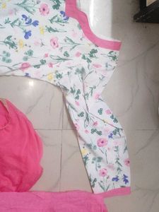 Floral Print Kurta with Dupatta