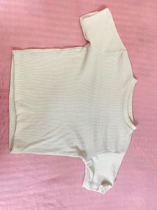 Cream Colored T-Shirt (stretchy)
