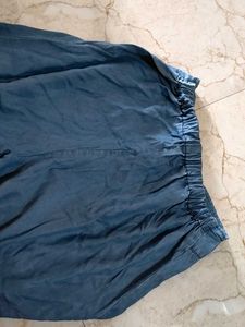 Denim Palazzo Pants