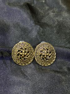 2 Set of Gold Plated Anti Tarnish Earrings