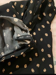 Mango Chic Polka Dot  Blouse