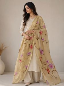 Floral Print Tabby Dupatta