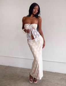 Lace Strapless top