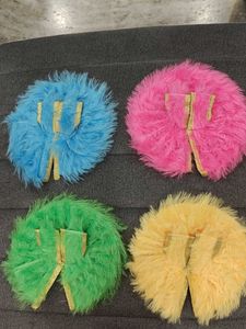 Colorful Furry dresses laddu gopal ji combo of 4