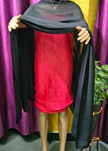 Classic Black Dupatta soft and silk