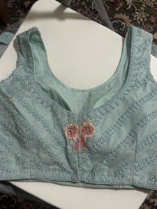 Embroidered Lehenga Choli with Dupatta