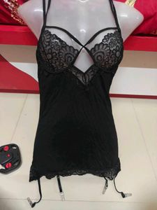 Black Lace Lingerie Babydoll