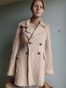 Elegant Beige Trench Coat