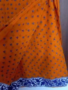 Orange Saree For Wedding