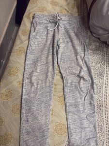 Comfortable Grey Marled Jogger Pants