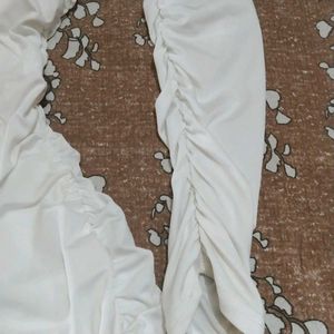 Square Neck Ruched Dress