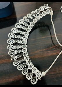 American Diamond Bridal/ Engagement Necklace Set