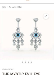 JEWELRY HUT  eveil eye HANGING EARINGS