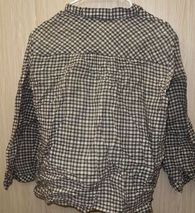 Checked Button-Up Shirt