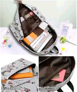 Cute Cat Print Backpack