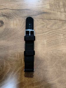 Nylon Black Watch Strap