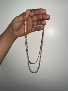 Funky Layered Beaded Necklace
