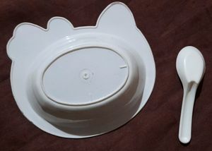 Bowl With A Spoon For Kids