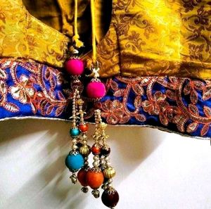 Golden Embroidered Blouse