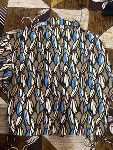 Stylish Leaf Print Button-Up Shirt