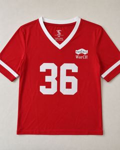Red T-Shirt with "36" Graphic