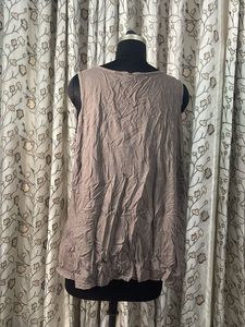 Boho Lace Trim Sleeveless Top