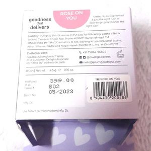 Plum Cheek-A-Boo Matte Blush | Highly Pigmented |