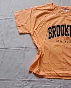 Orange Brooklyn New York Graphic Tee
