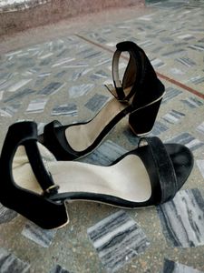 Chic Black Block Heels