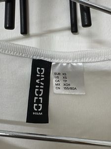 White Cropped T-Shirt