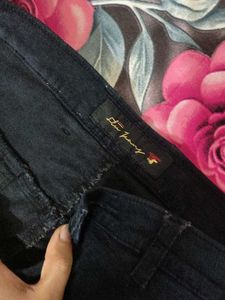 Dark Blue Slim Fit Trousers