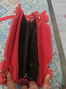 Chic Red Handbag