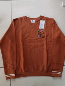 Men's Rust "R" Crewneck Sweatshirt