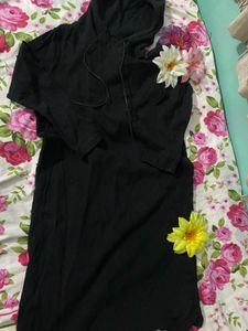 Black Hoodie - Casual Comfort