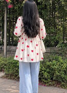 Charming Heart Print Kurta