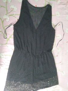 Sparkly Black Romper