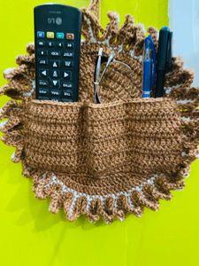 Handmade Crocheted Wall Organizer